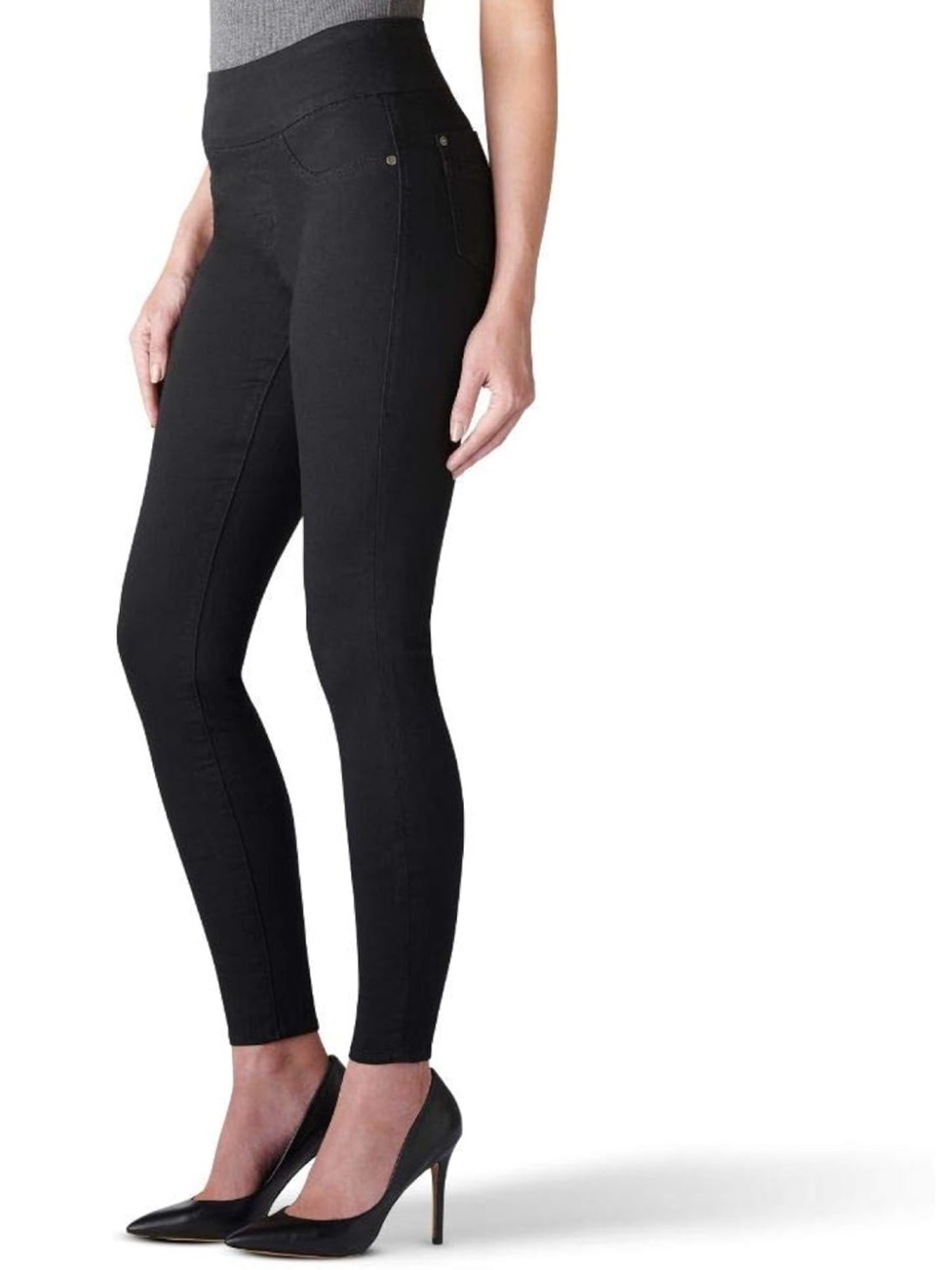 Rock & Republic Women's Denim Rx Fever Stretch Jean Legging Size 10 in Black